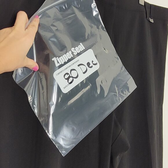 Intuitions Black Trousers Business Casual Wide Leg Dress Pant Plus Size 22W - Picture 12 of 13